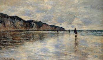 Claude Oscar Monet : Low Tide at Pourville